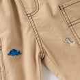 thumbnail image 6 of Karoyedx Boys Fashion Toddler Baby Boy Elastic Waist Shorts Kids Fashion Drawstring Pull On Athletic Shorts Summer Clothes Khaki Size,2-3 Years, 6 of 8