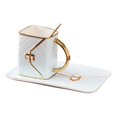 thumbnail image 2 of Porcelana fina resistente al desgaste 2xBag Shape Coffee Cup, 2 of 9