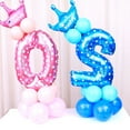 thumbnail image 2 of unbranded De Globos De Aluminio Azul Con Soporte Y Para, 2 of 8