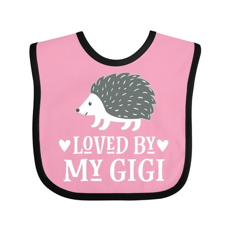 Inktastic Gigi Loves Me Grandchild Boys or Girls Baby Bib