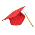 thumbnail image 3 of Minnieouse Sombrero académico Tamaño libre Acrílico Academy Souvenir Caps Múltiples colores Pendiente Bachelor Headgear Closure Graduation Hat Sombreros #5 Minnieouse  PS6429-05, 3 of 6