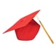 thumbnail image 1 of Minnieouse Sombrero académico Tamaño libre Acrílico Academy Souvenir Caps Múltiples colores Pendiente Bachelor Headgear Closure Graduation Hat Sombreros #5 Minnieouse  PS6429-05, 1 of 6