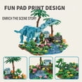 thumbnail image 4 of GZBrick Dinosaur World Building Sets Compatible with Lego Animals Forest Riverside Brachiosaurus for Adults Boy 541PCS, 4 of 7