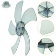 thumbnail image 4 of SHISUYAN Fan Blades 5-leaf 16 Inch Household Plastic Fan Blade Table Fan Repair Part, 4 of 8