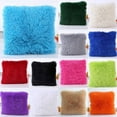 thumbnail image 4 of Shaggy Plush Faux Fur Throw Pillow Covers Fuzzy Decorative Pillow Case Luxury Square Velvety Cushion Case for Sofa Bedroom Car, 4 of 5