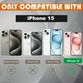 thumbnail image 6 of Case for iPhone 15 Pro Max, Cute Love Heart Pattern Phone Case, Matte Luxury Soft Metallic Luster Design with Camera Protector, Durable TPU Protective Cases for Women Girls, White, 6 of 13