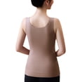 thumbnail image 4 of DuoJiaJ Women's Lined Thermals Underwear Tops Base Layer Tank Top Vest for Cold Weather Brown XXXL, 4 of 4