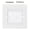 White, variant on BIMZUC Single Gang Dust Prevention Brush Cable Wall Plate Port Insert Cover Outlet Mount Panel for Home Cables Management, Black Finish (3.3 x 3.3 inches / 8.5 x 8.5 cm)