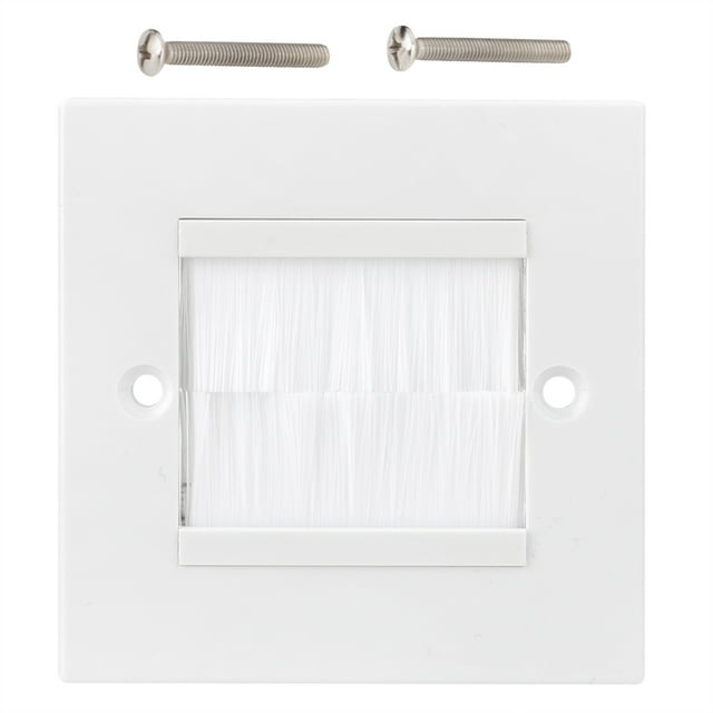 Placa de pared con cepillo, prevención de polvo, cable de cepillo, placa de pared, panel de pared con cepillo, rendimiento probado