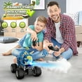 thumbnail image 5 of Children'S Remote Control Car, 1:16 Scale 2.4ghz Monster Truck Toy, Suitable For Boys Aged 3, 4, 5, 6, 7, And 8, Toy Car, Suitable For Boys Aged 3-9, Triceratops Blue, 5 of 6
