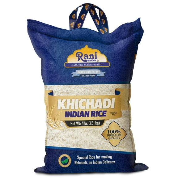 Rani Khichadi Indian Rice 64oz (4lbs) 1.81kg Cloth Bag ~ All Natural | Gluten Friendly | Vegan | Kosher | Export Quality | Indian Origin