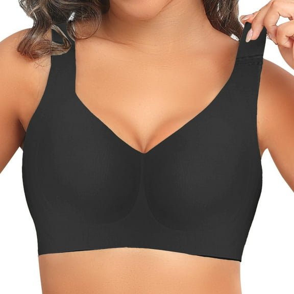 Jelly Bra Black M Size M-3XL