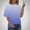 Light, variant on USSUMA Womens Fashion Womens Summer Tops Round Neck Short Sleeve Plus Size Tops for Women Gradient Printed Trendy T-Shirt Fashion Tee Gym Black Polyester Reduced Price S