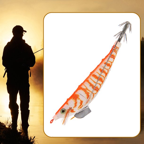 Cebo artificial de 15 g, cebo de pesca anticorrosión para camarones, aparejos de pesca (estilo E) Ehuebsd Para estrenar