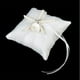 thumbnail image 2 of Jumpingount Almohada para anillo de bodas de satén blanco marfil de primera calidad, duradera y segura para el cojín para anillo de bodas Ropa, zapatos y accesorios Miscelánea, 2 of 6