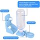 thumbnail image 5 of Botella de agua para conejos hurón, dispensador automático de agua para animales pequeños, apto para todo tipo de animales pequeños, como conejos, erizos, conejitos, chinchillas, cobayas, hurones, hámsteres, etc. (2 piezas) JM, 5 of 5