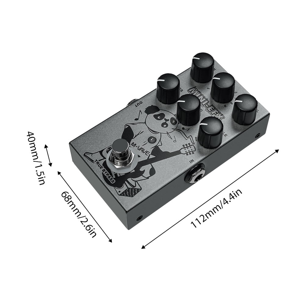 VAVE Audio effect machine,Eq Adjuster Portable British Pedal Sound Heavy Metal Overload Pedals Overload Eq Adjuster Metal Overload Eq Adjuster Portable British Rusuo Huiop