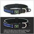 thumbnail image 4 of Deago Reflective Dog Collar and Leash Set Adjustable Padded Nylon Pet Collars with Dog Leashes for Small Medium Large Dogs (Blue, S), 4 of 11