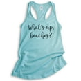 thumbnail image 1 of What's Up Beaches Tank Top, Ladies Racerback Tank Top, Beach Tank, Vacation Tank, Cancun, XX-Large, 1 of 3