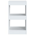 thumbnail image 5 of vidaXL Adult Slim Cube Bookcase & Room Divider, White, 40x30x72 cm, 5 of 5