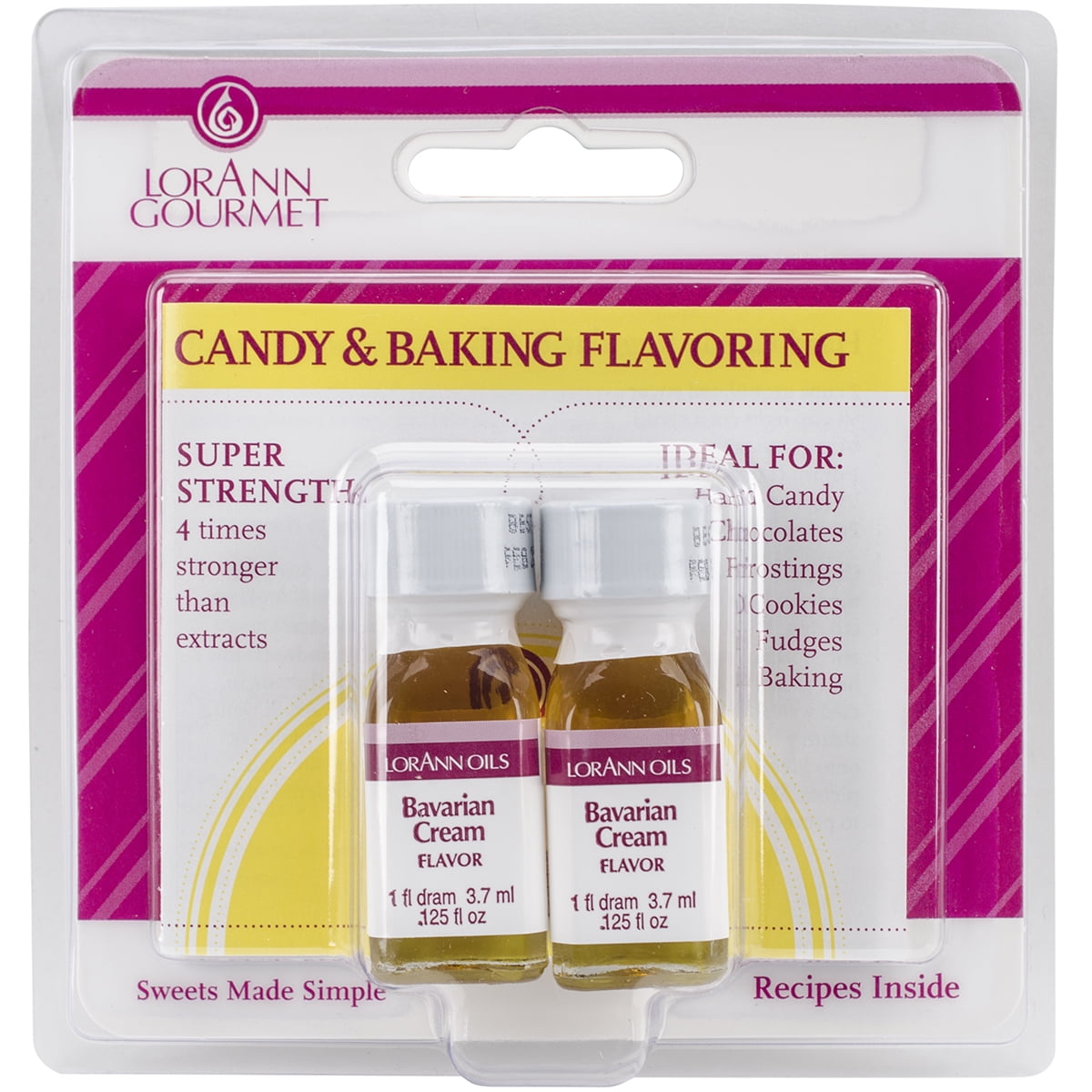 Candy & Baking Flavoring .125oz 2/PkgBavarian Cream