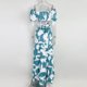 thumbnail image 5 of Vestido Vestido con hombros descubiertos para mujer Vestido con cordones y estampado hueco largo y grande (Azul S) Cgtredaw Azul T S para Mujer, 5 of 8