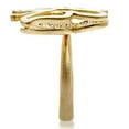 thumbnail image 5 of Matte Gold Brass Ring with AAA Grade CZ in Multi Color for Women Style 1W096, 5 of 6