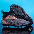 thumbnail image 3 of Zapatos de fútbol para hombre, zapatillas de entrenamiento deportivo de interior, tacos profesionales, antideslizantes, tejido suave TF/FG, 3 of 5