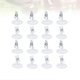 thumbnail image 3 of 16Pcs Durable Transparent Seat Clamps Simplicity Universal Advertising Clips for Restaurant Supermarket, 3 of 4