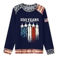 thumbnail image 3 of MuXiKeJi Clothes 250th Anniversary Shirts United States 250 Years Long Sleeve T Shirts Patriotic Womens Crew Neck Sweatshirt, 3 of 4