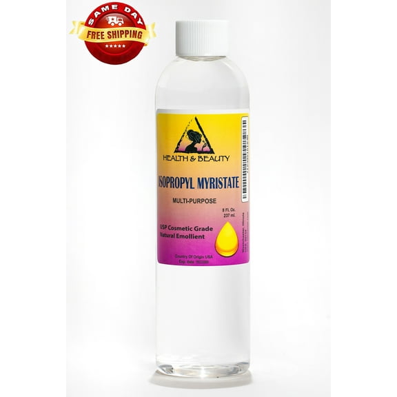 ISOPROPYL MYRISTATE IPM NATURAL SURFACTANT USP GRADE LIQUID 100% PURE 8 OZ
