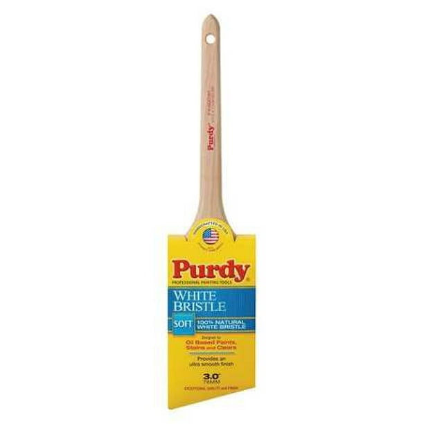 PURDY 144024430 Paint Brush,3 in.,Angle Sash,Oil Based