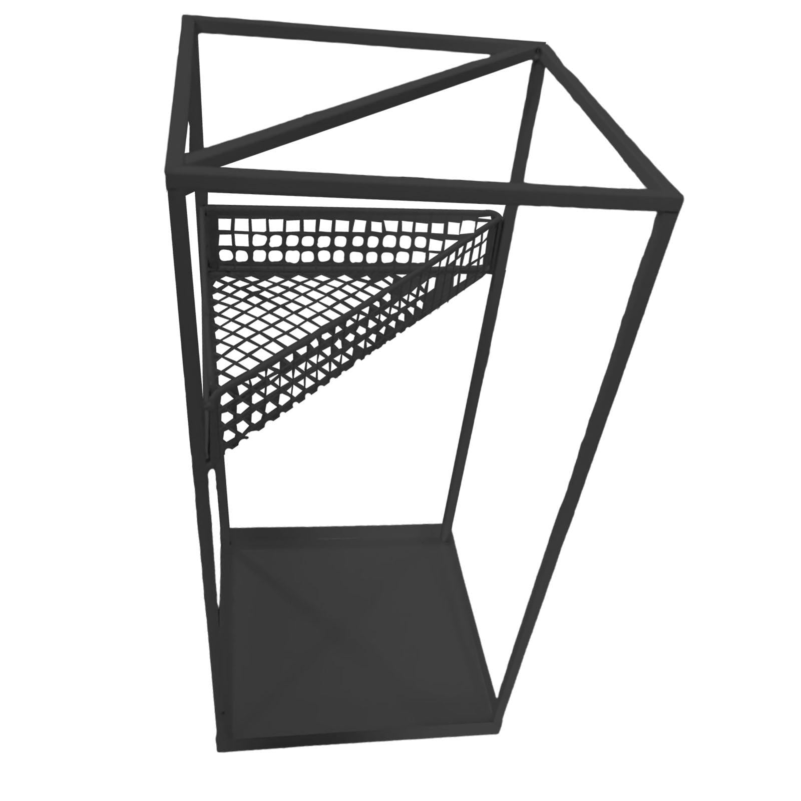 Fiocias Umbrella Stand Barrel Large Capacity Modern Organizer Decor Umbrella Holder Rack Black