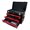 Black+Blue/Black/Black+Orange/Black+Red, variant on 799PCS Aluminum Trolley Case Tool Set, Complete Tool Box Set with Rolling Wheels, Household Hand Tools Kit for Men, Silver