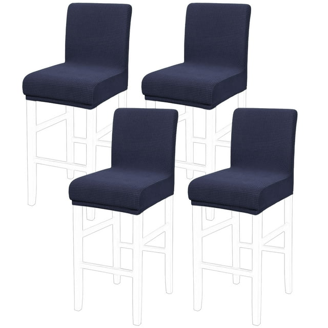 PiccoCasa Stretch Bar Stool Covers for Counter Height Side Chair Slipcovers