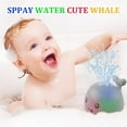 thumbnail image 4 of Whale Bath Toy Sprinkler - Bath Toys for Toddlers 1-3 - Light Up Water Bath Toy - Bathtub Toys for Infants 6-12 Months Toddlers Age 2-4 Birthday Gift for 1 2 3 4 5 Year Old Boys Girlds, 4 of 6