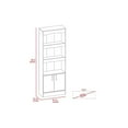 thumbnail image 5 of We Have Furniture Bookcase Denver, Metal Hardware, Black Wengue Finish, 5 of 6