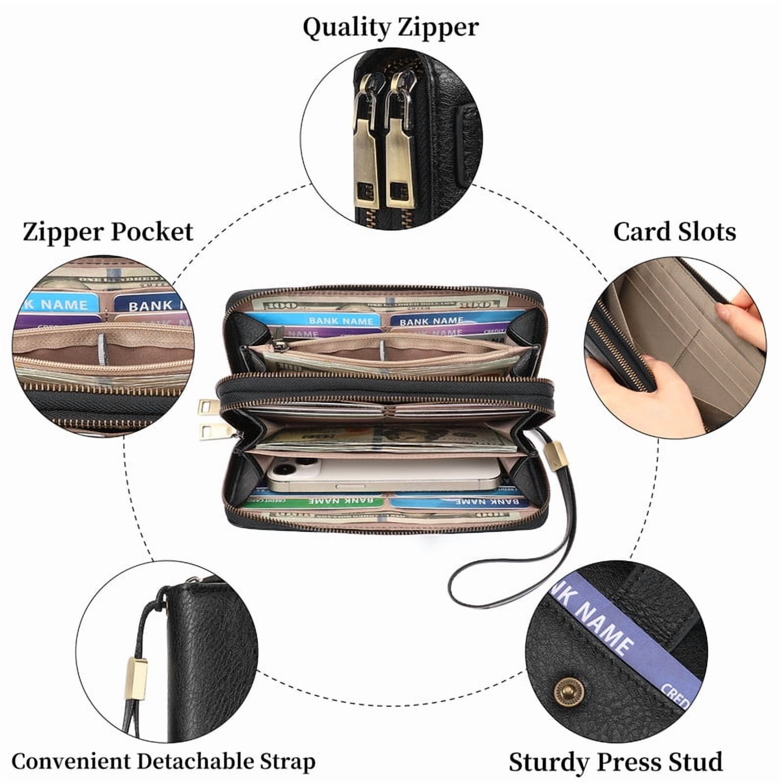 GAEKEAO Large Capacity Wallet with RFID Blocking photo 3