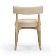 thumbnail image 5 of Nikita Cream Performance Vegan Leather Dining Chair, 5 of 6