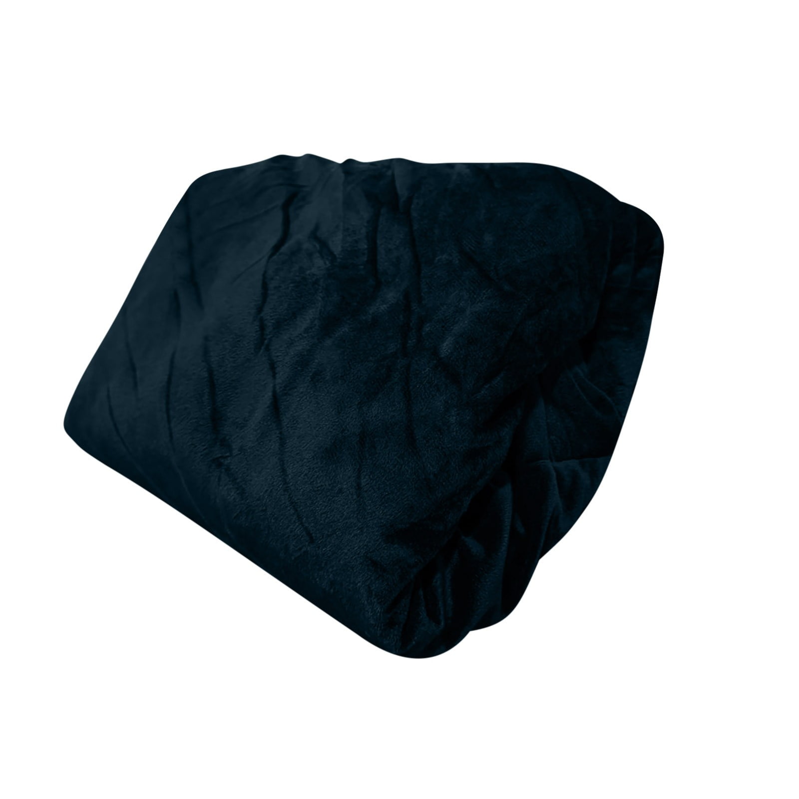 RoamHome Giant Fur Bean Bag Chair Cover for Kids Adults, (No Filler) Living Room Furniture Big Round Soft Fluffy Faux Fur Beanbag Lazy Sofa Bed Cover (Black,59x29.5in)