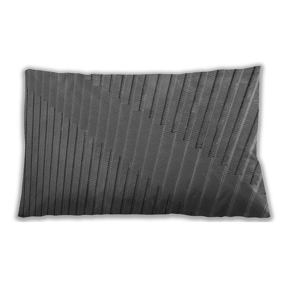 Ahgly Company Indoor Rectangular Contemporary Lumbar Throw Pillow, 13 inch by 19 inch