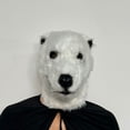 thumbnail image 2 of Disfraz de cosplay de resina con forma de cabeza de animal y oso polar, 2 of 3
