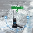 thumbnail image 4 of Retevis RM21 Radio Marine Portative, Radio Flottante Bidirectionnelle Étanche IP67, Micro à Réduction de Bruit, 1800 mAh, Écran LCD Rétroéclairé Radio Maritime, NOAA, Interne, 4 of 9