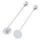 thumbnail image 5 of 10pcs / Lot Pegamento Fino de material perla Del Perno Del Palillo Del Acero Inoxidable Broche, 5 of 9