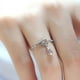 thumbnail image 3 of Anillo de gotas de agua pequeñas para mujer, anillos de dedo ajustables, regalos de joyería, 3 of 3