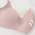 thumbnail image 4 of Feancey Women's Wireless Bras Molded Cups Everyday Brassiere Adjustable Straps Casual No Underwire Bra Solid Color Daily Underwear, 4 of 8