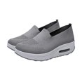 thumbnail image 1 of Women Sports Mesh Shoes Breathable Relaxation Slugged Bottom Casual Wear Grey 1Pair, 1 of 1