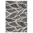 thumbnail image 6 of 3'x5' Black White Machine Woven UV Treated Tropical Palm Leaves Indoor Outdoor Area Rug, 6 of 8