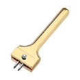 thumbnail image 1 of QualitChoice Outil de Perçage Bricolage Trous en Cuir Outils de Perforation Portable Clou d'Aération Ajustable avec Poignée Accessoire Professionnel Argent Blanc Or, 1 of 6