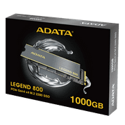 Adata LEGEND 800 ALEG-800-1000GCS 1000 GB Solid State Drive, M.2 2280 Internal, PCI Express NVMe (PCI Express NVMe 4.0 x4)